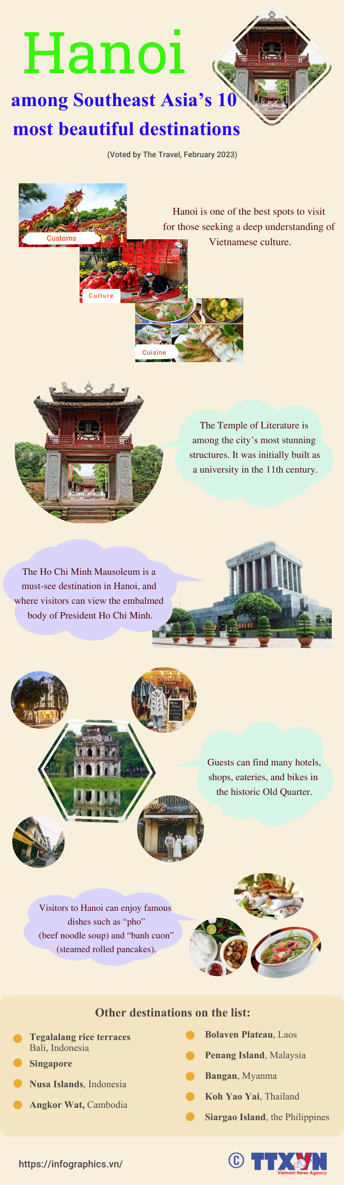 Hanoi among 10 most beautiful Southeast Asia destinations 