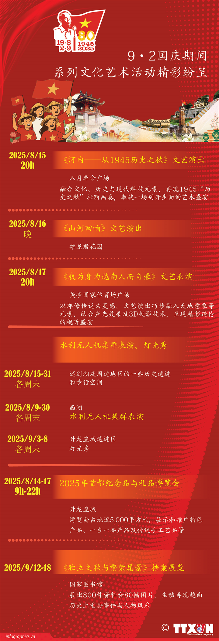 9·2国庆期间系列文化艺术活动精彩纷呈