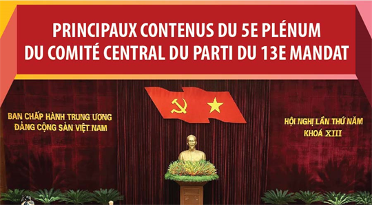  Principaux contenus du 5e Plénum du Comité central du Parti du 13e mandat 