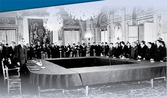 Historical background of negotiations leading to the signing of the Paris Peace Accords