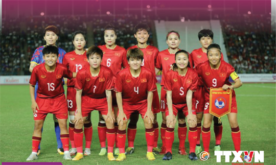 越南国家女子足球队连续第四届蝉联东运会女足金牌