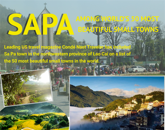Sa Pa among world’s 50 most beautiful small towns