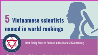 Five Vietnamese scientists named in world rankings