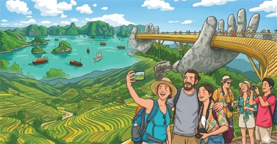 Vietnam aumenta en 18,1% la llegada de turistas internacionales en dos primeros dos meses del año