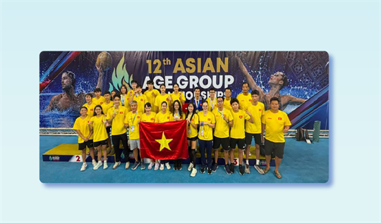 Vietnam logra 14 oros en el XII Campeonato Asiático de Deportes Acuáticos