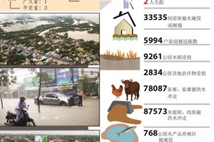 越南中部洪水造成10人死亡和失踪