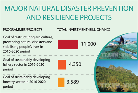Major natural disaster prevention and resilience projects