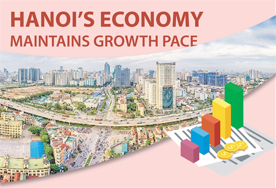 Hanoi’s economy maintains growth pace