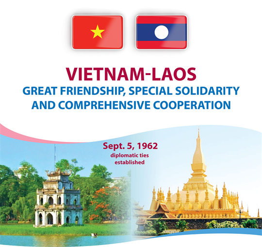 Vietnam, Laos nurture great friendship, special solidarity and comprehensive cooperation