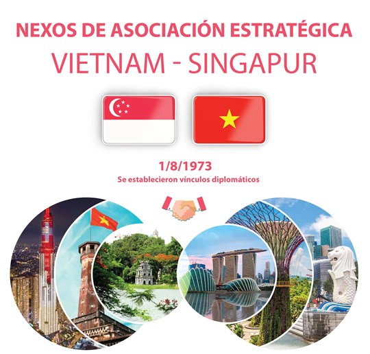 Nexos de asociación estratégica Vietnam-Singapur