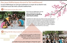 Des jeux folkloriques durant le Tet traditionnel 