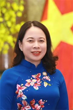 Acting President of the Socialist Republic of Vietnam Vo Thi Anh Xuan