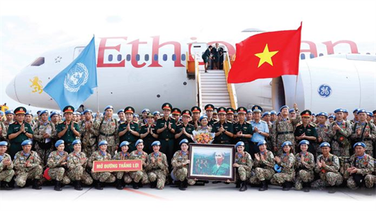 Over 800 Vietnamese officers, soldiers join UN peacekeeping missions