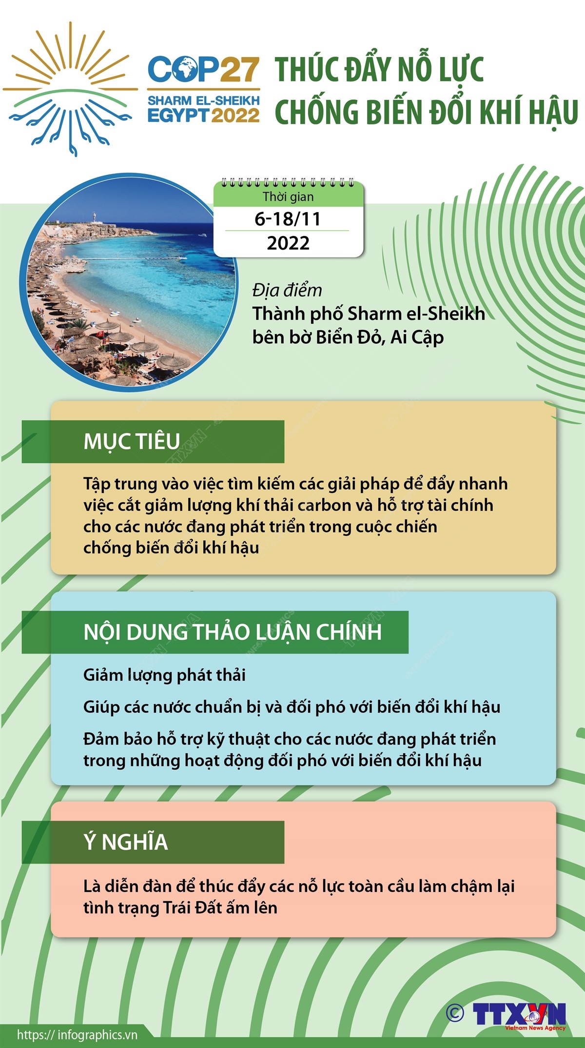 COP27 thúc đẩy nỗ lực chống biến đổi khí hậu