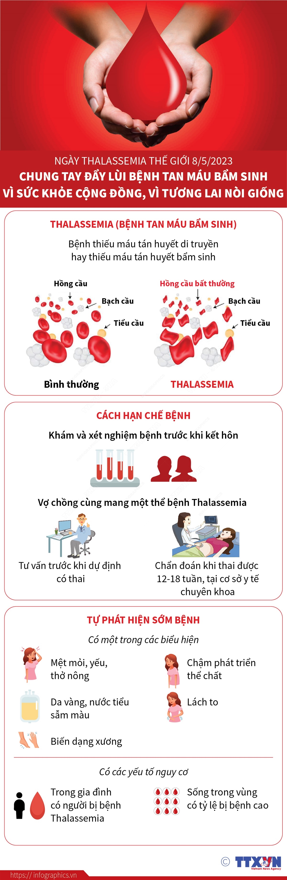 Chung tay đẩy lùi bệnh tan máu bẩm sinh vì sức khỏe cộng đồng,  vì tương lai nòi giống