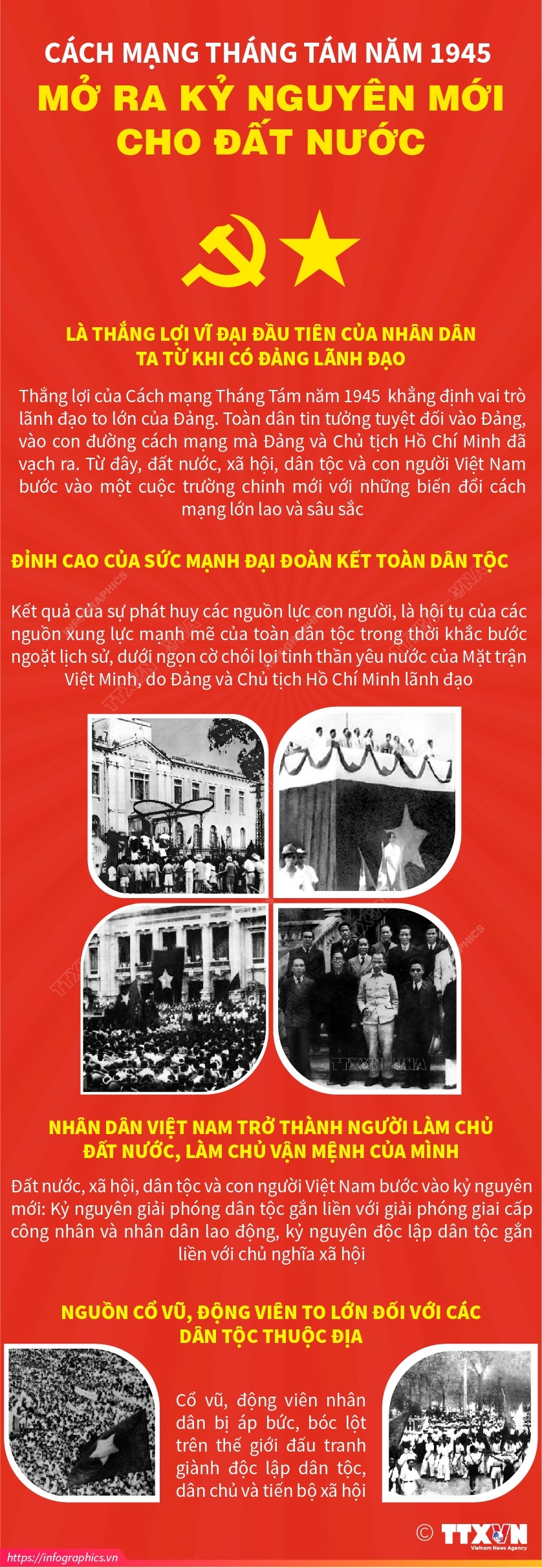 Cách mạng Tháng Tám 1945: Mở ra kỷ nguyên mới cho đất nước