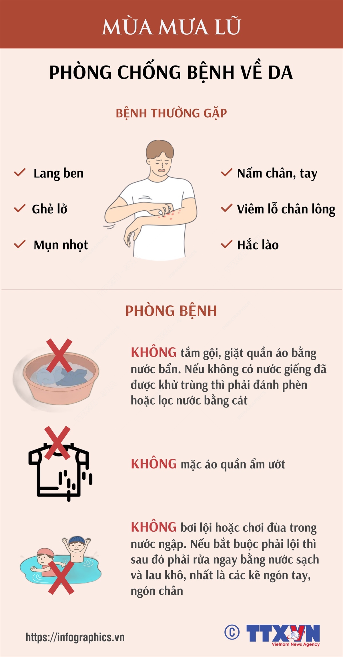Phòng chống bệnh về da