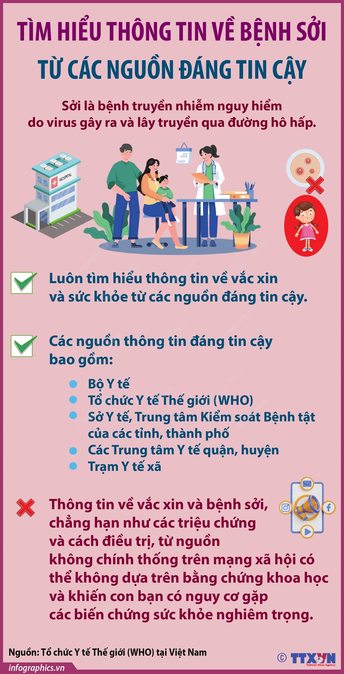 Tìm hiểu thông tin về bệnh sởi từ các nguồn đáng tin cậy