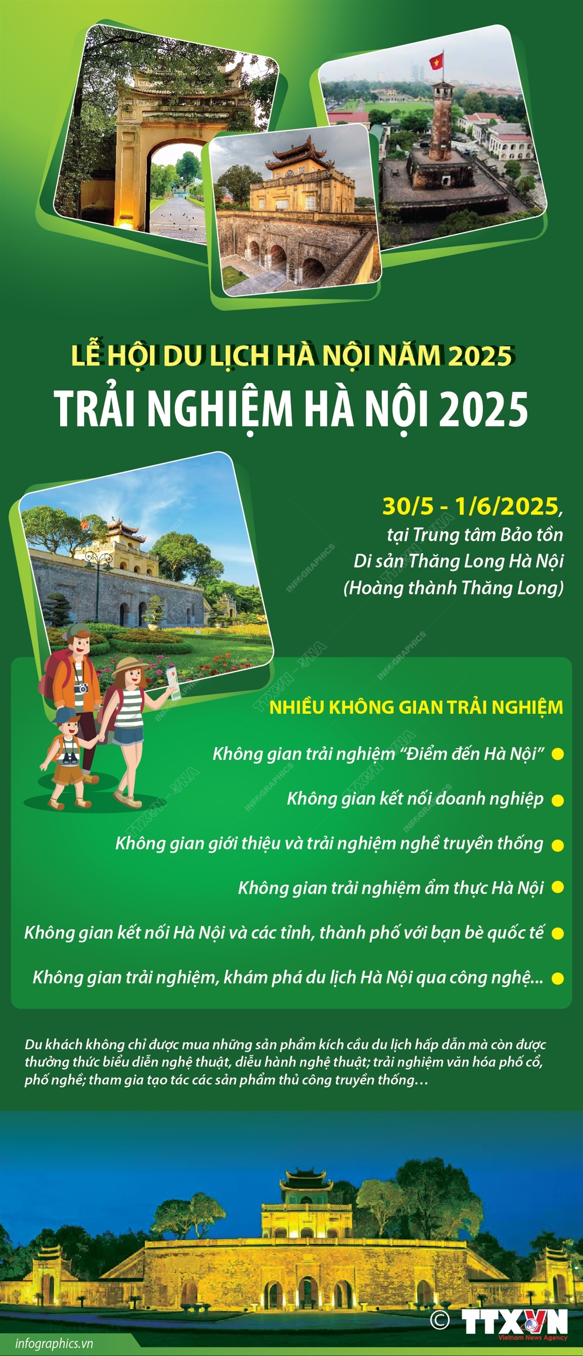 Lễ hội Du lịch Hà Nội năm 2025: Trải nghiệm Hà Nội 2025