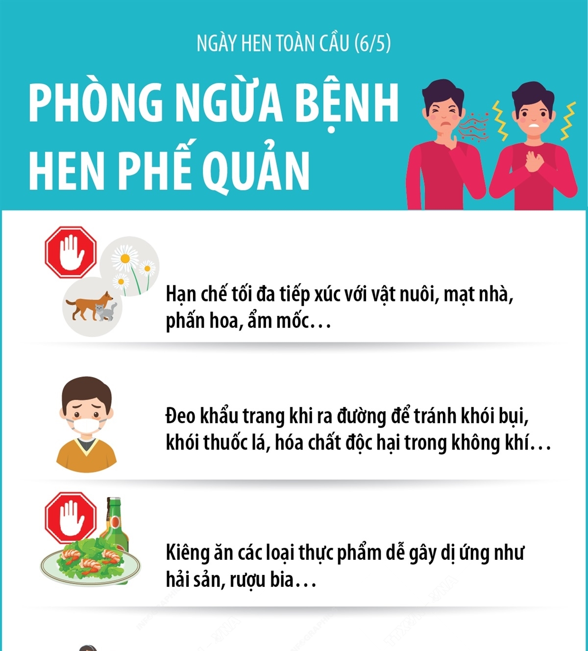 Ngày Hen toàn cầu (6/5): Phòng ngừa bệnh hen phế quản