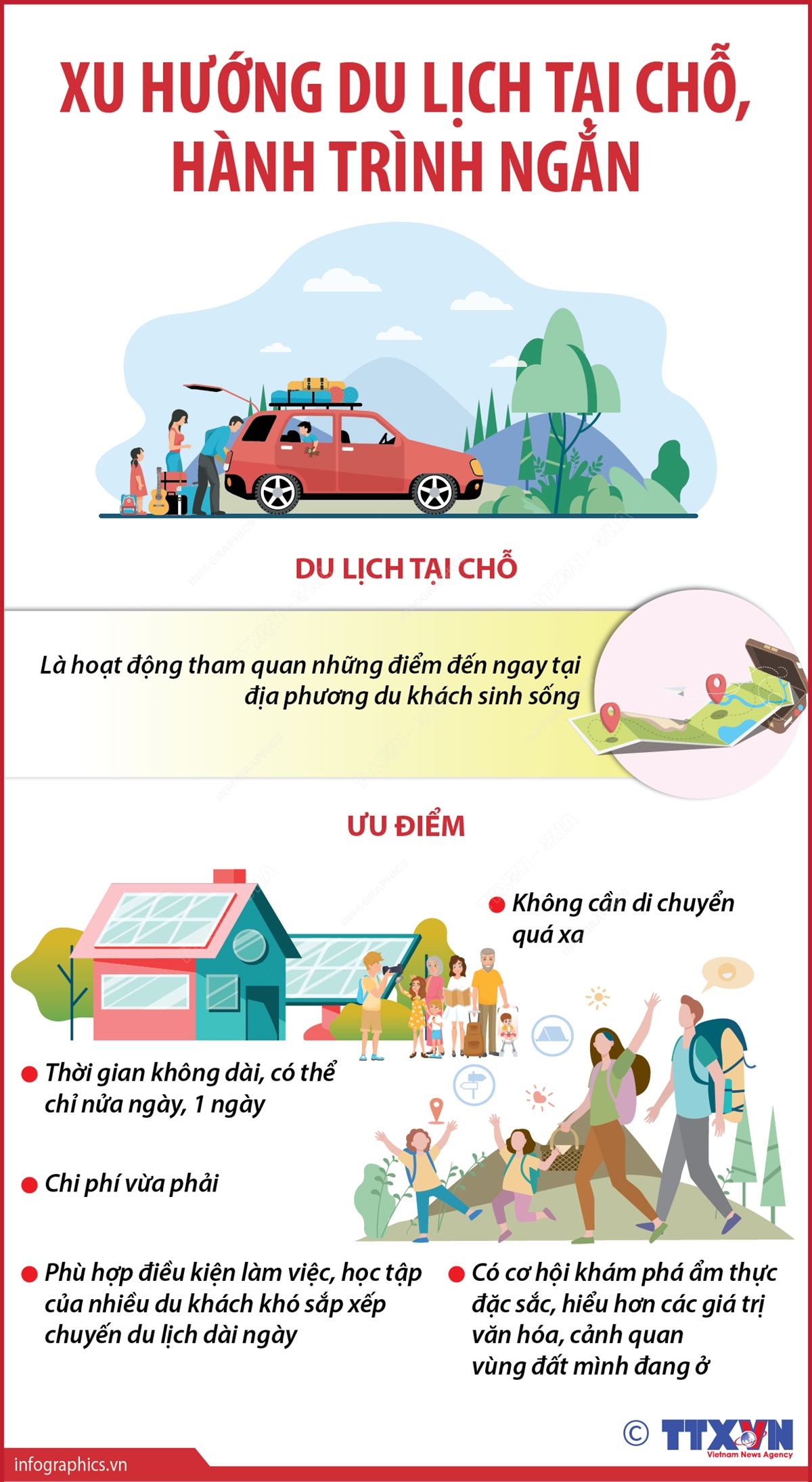 Xu hướng du lịch tại chỗ, hành trình ngắn