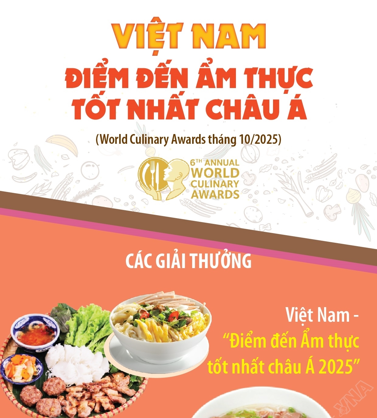 Việt Nam được vinh danh tại Giải thưởng Ẩm thực Thế giới lần thứ 6