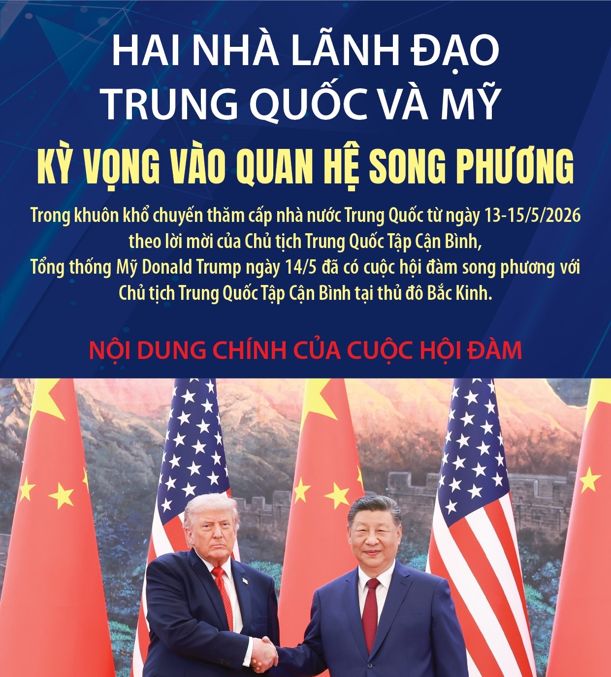 Hai nhà lãnh đạo Trung Quốc và Mỹ kỳ vọng vào quan hệ song phương