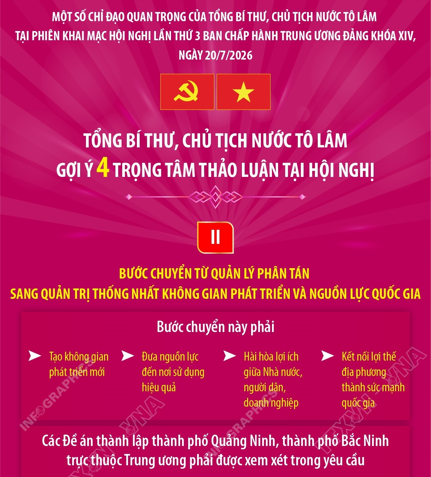 Tổng Bí thư, Chủ tịch nước Tô Lâm: Các quyết sách được Trung ương thông qua  phải tạo ra 4 bước chuyển chiến lược (phần 3)