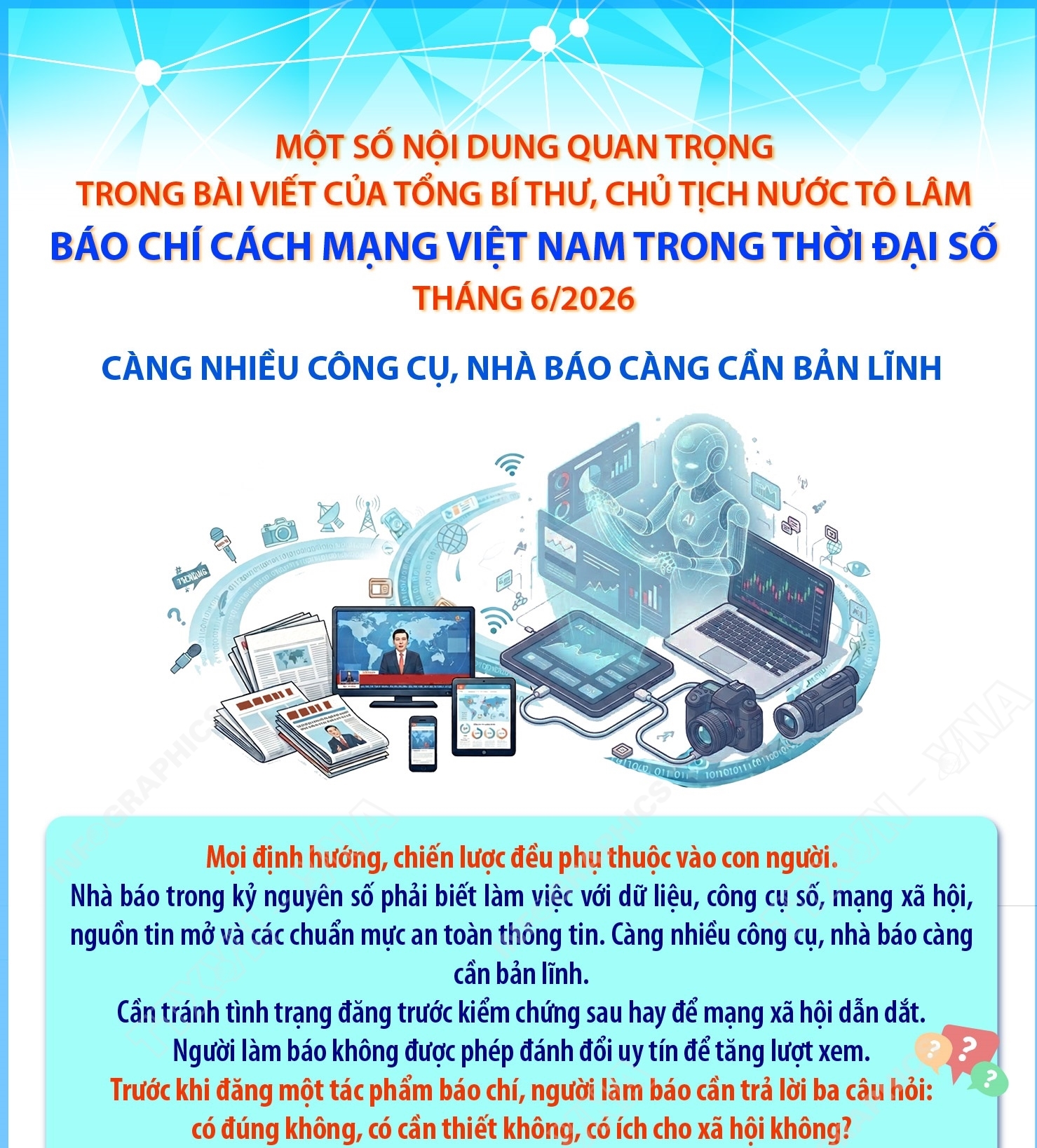 Một số nội dung quan trọng trong bài viết của Tổng Bí thư, Chủ tịch nước Tô Lâm 