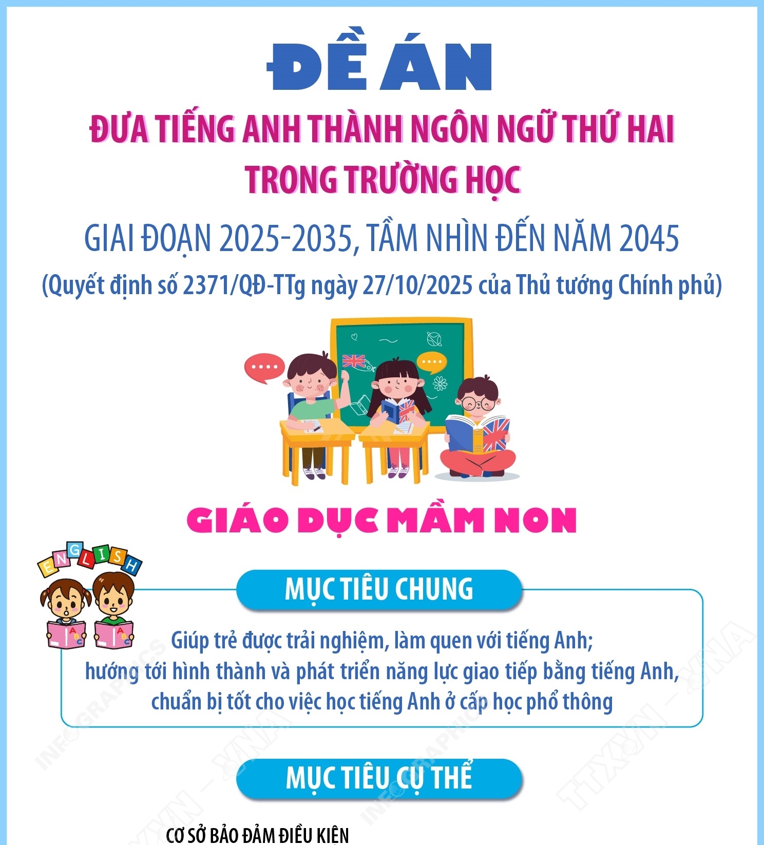 Đề án Đưa tiếng Anh thành ngôn ngữ thứ hai trong trường học: Giáo dục...