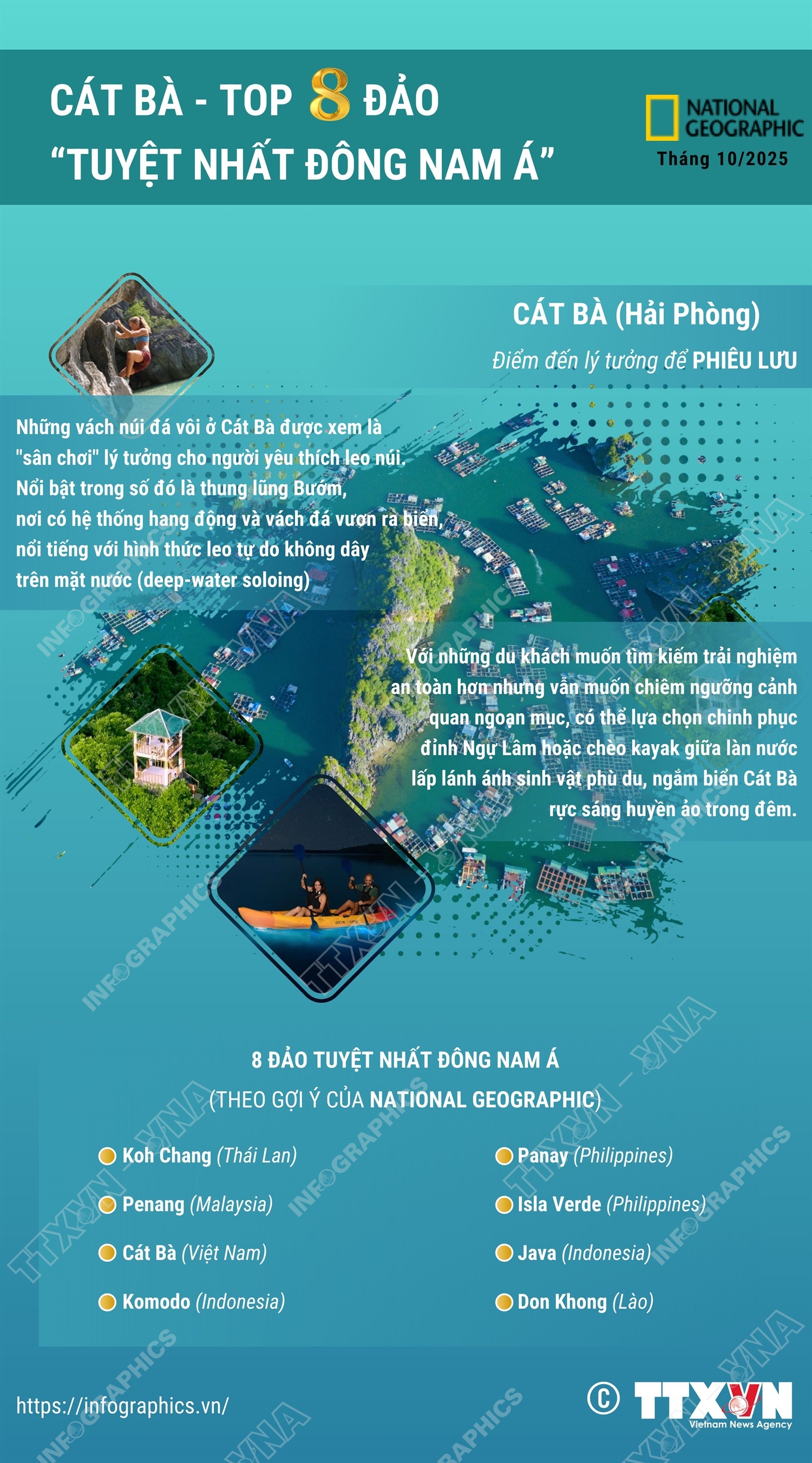 Cát Bà - top 8 đảo tuyệt nhất Đông Nam Á