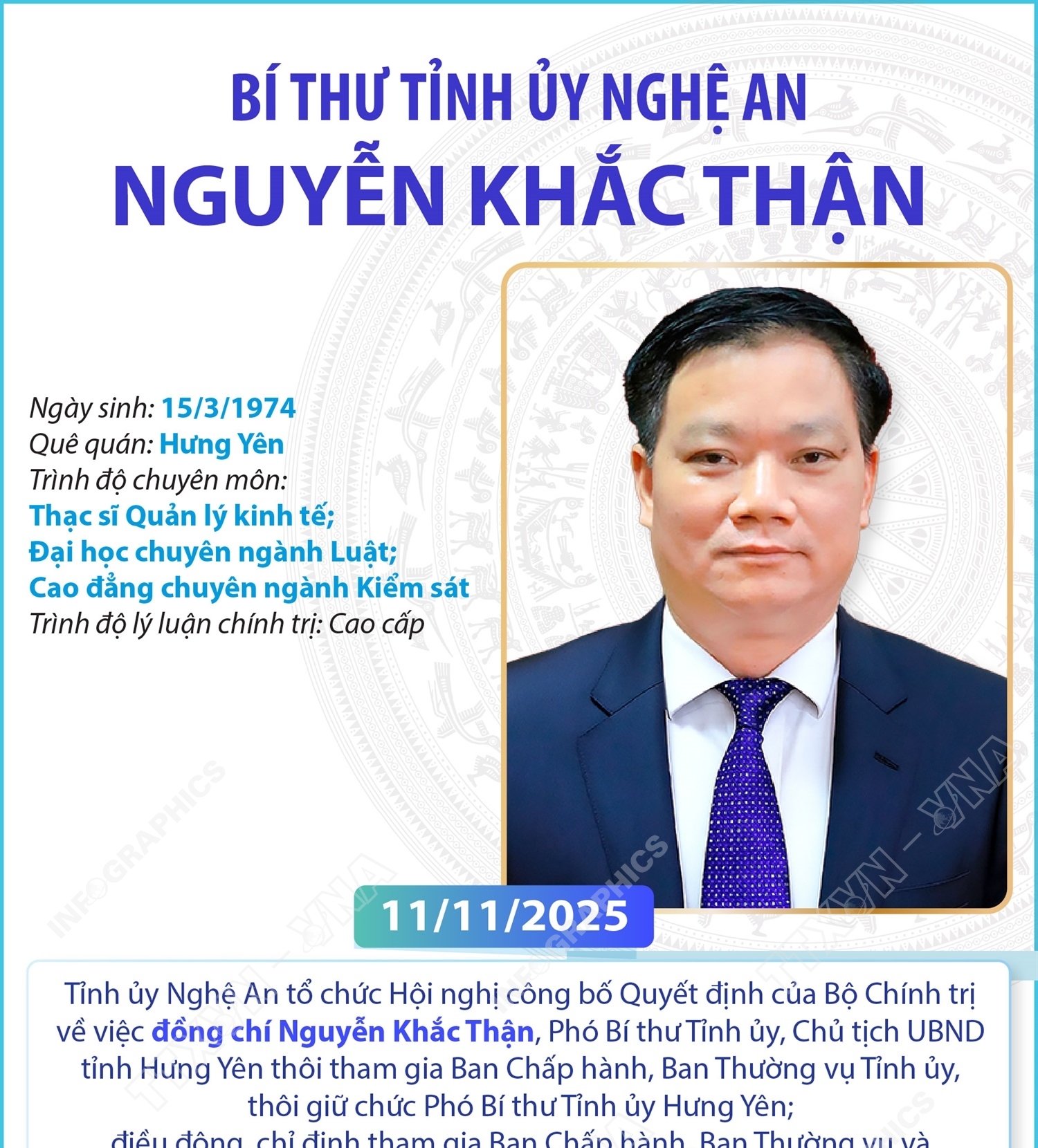 Bí thư Tỉnh ủy Nghệ An Nguyễn Khắc Thận
