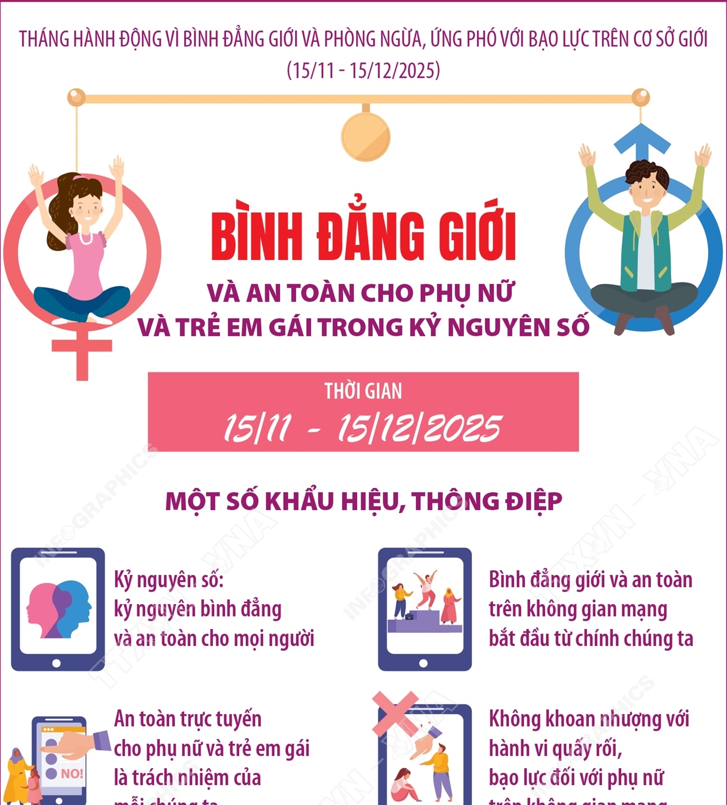 Bình đẳng giới và an toàn cho phụ nữ và trẻ em gái trong kỷ nguyên số