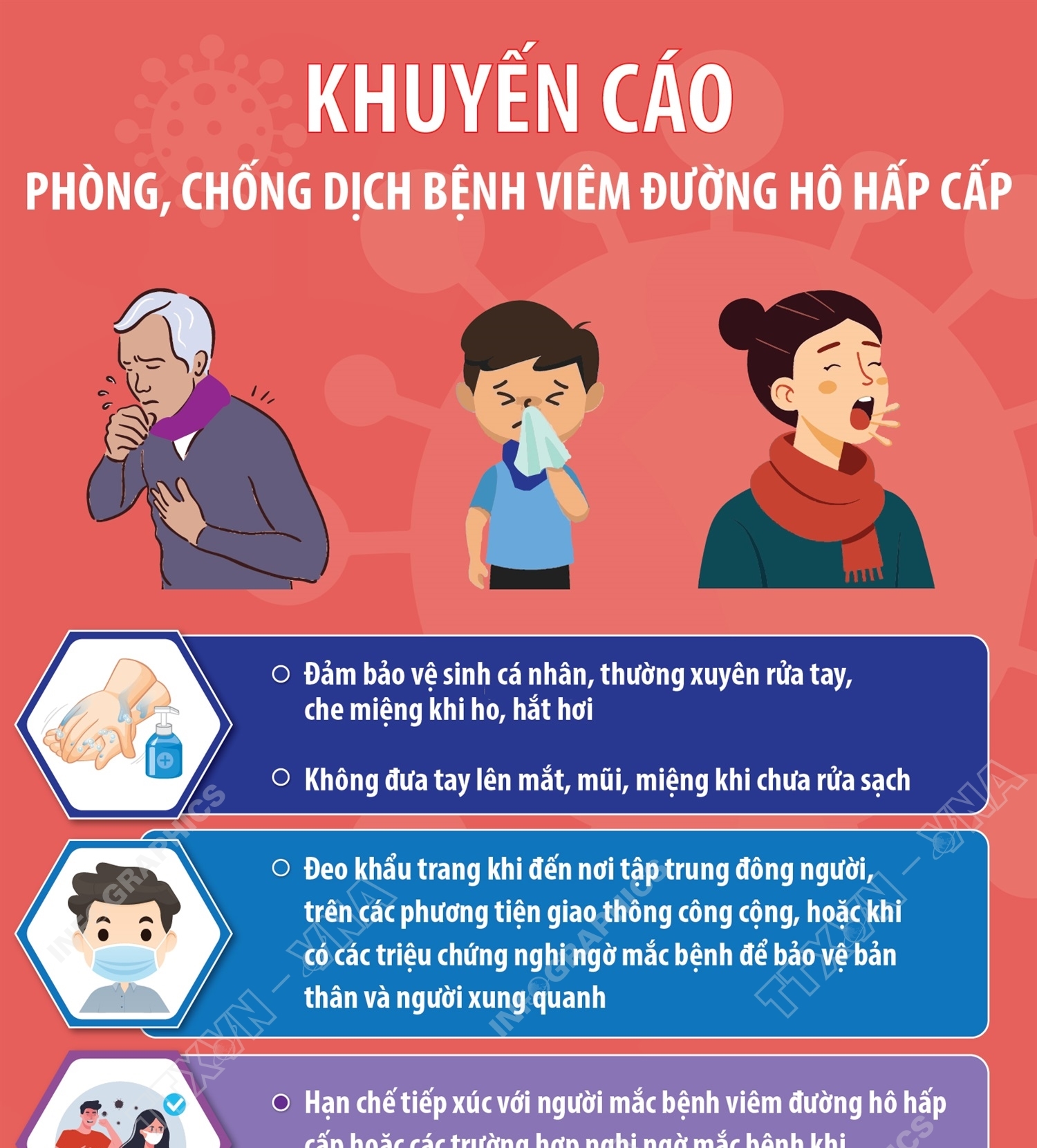 Khuyến cáo phòng, chống dịch bệnh viêm đường hô hấp cấp