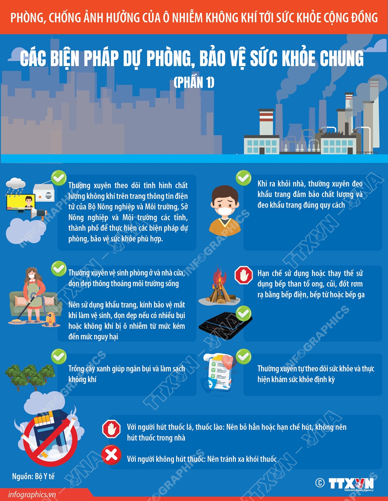 Các biện pháp dự phòng, bảo vệ sức khỏe chung (Phần 1)