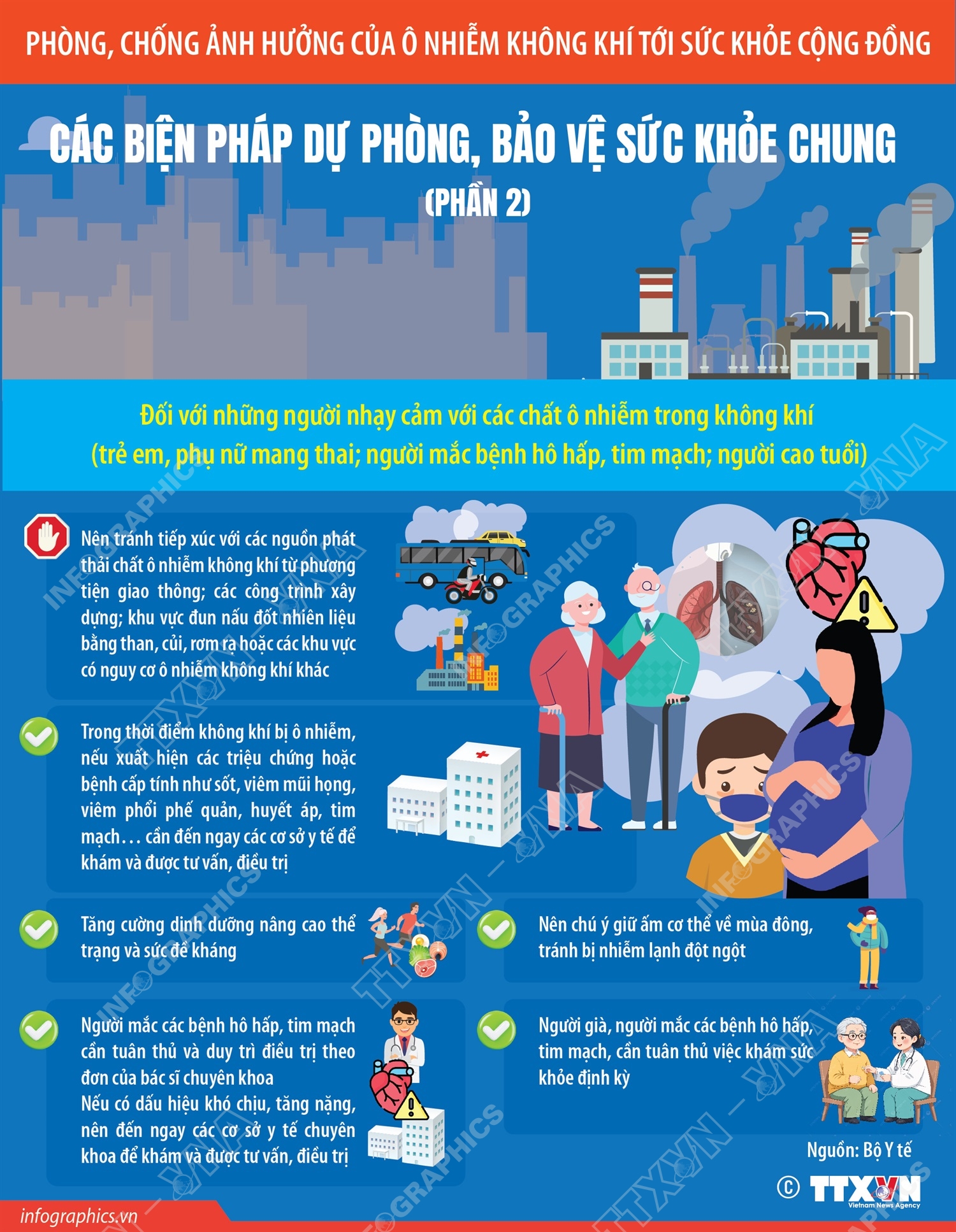 Các biện pháp dự phòng, bảo vệ sức khỏe chung (Phần 2)