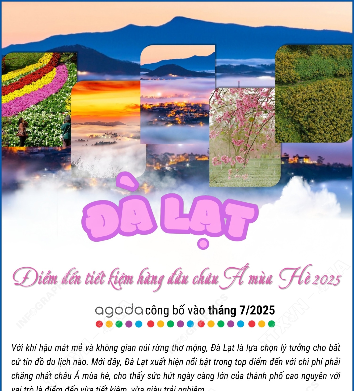 Đà Lạt - điểm đến tiết kiệm hàng đầu châu Á mùa Hè 2025