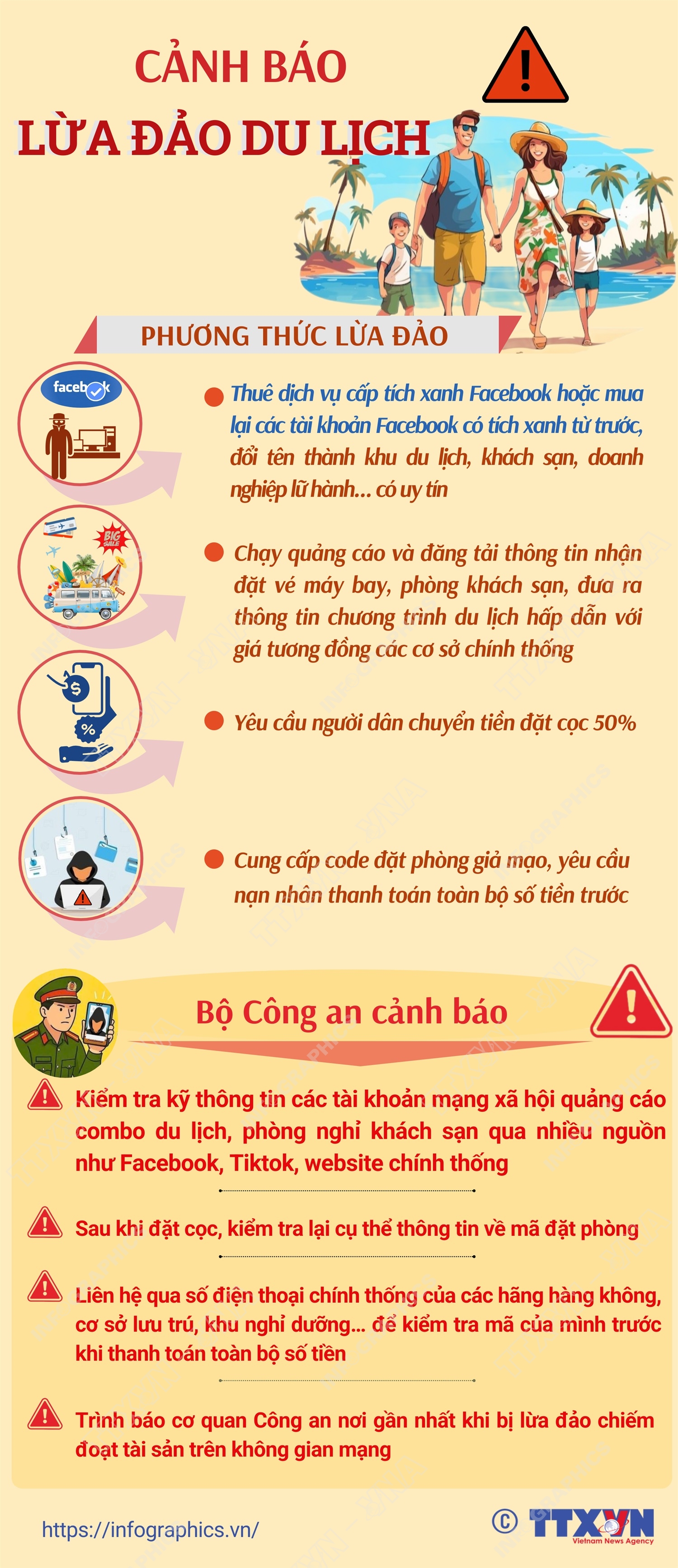 Cảnh báo lừa đảo mùa du lịch