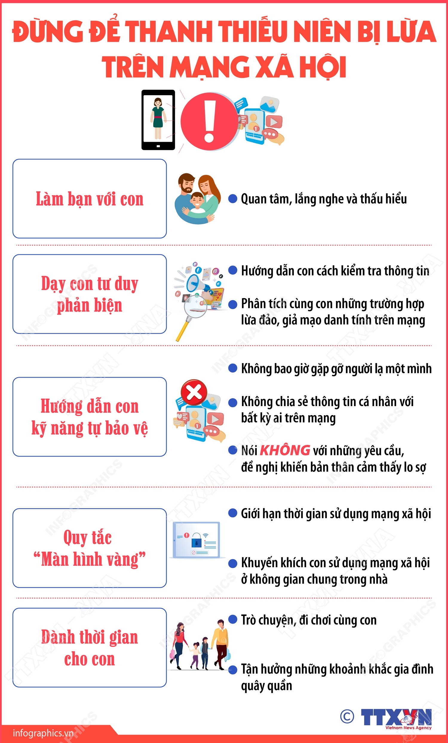 Đừng để thanh thiếu niên bị lừa trên mạng xã hội