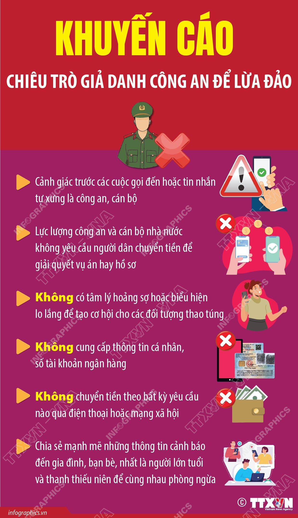 Khuyến cáo chiêu trò giả danh công an để lừa đảo