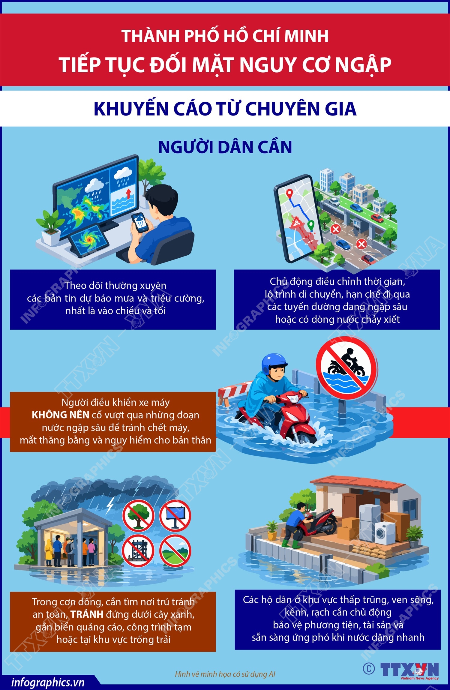 Thành phố Hồ Chí Minh tiếp tục đối mặt nguy cơ ngập: Khuyến cáo từ...