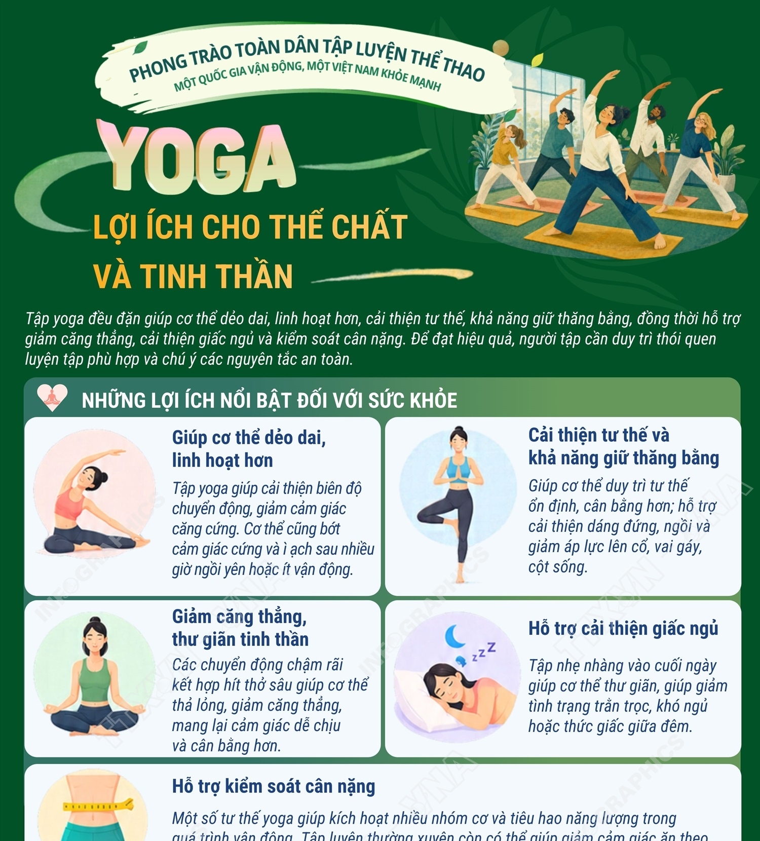 Yoga - lợi ích cho thể chất và tinh thần
