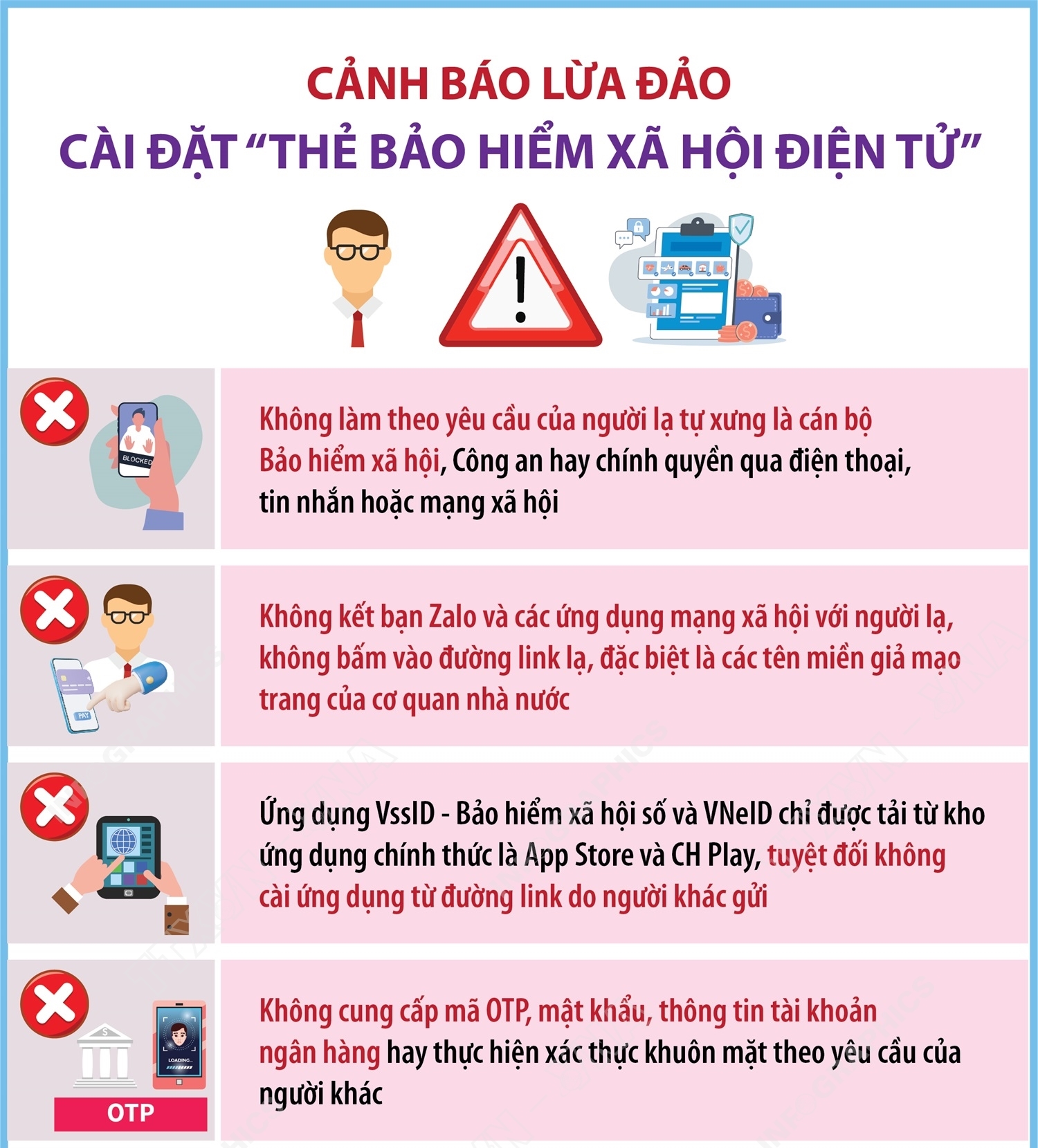 Cảnh báo lừa đảo cài đặt “thẻ Bảo hiểm xã hội điện tử”