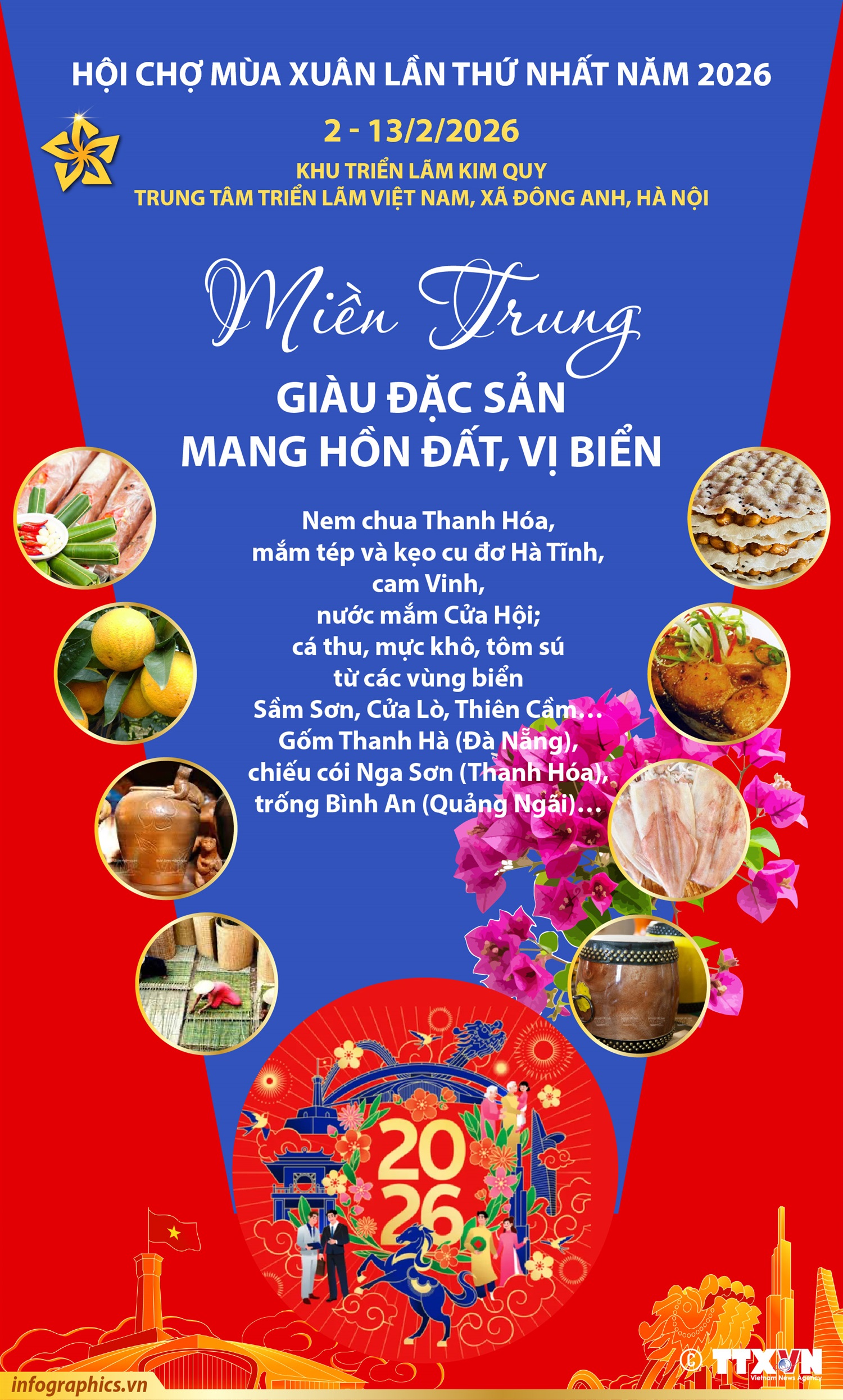 Miền Trung - giàu đặc sản mang hồn đất, vị biển