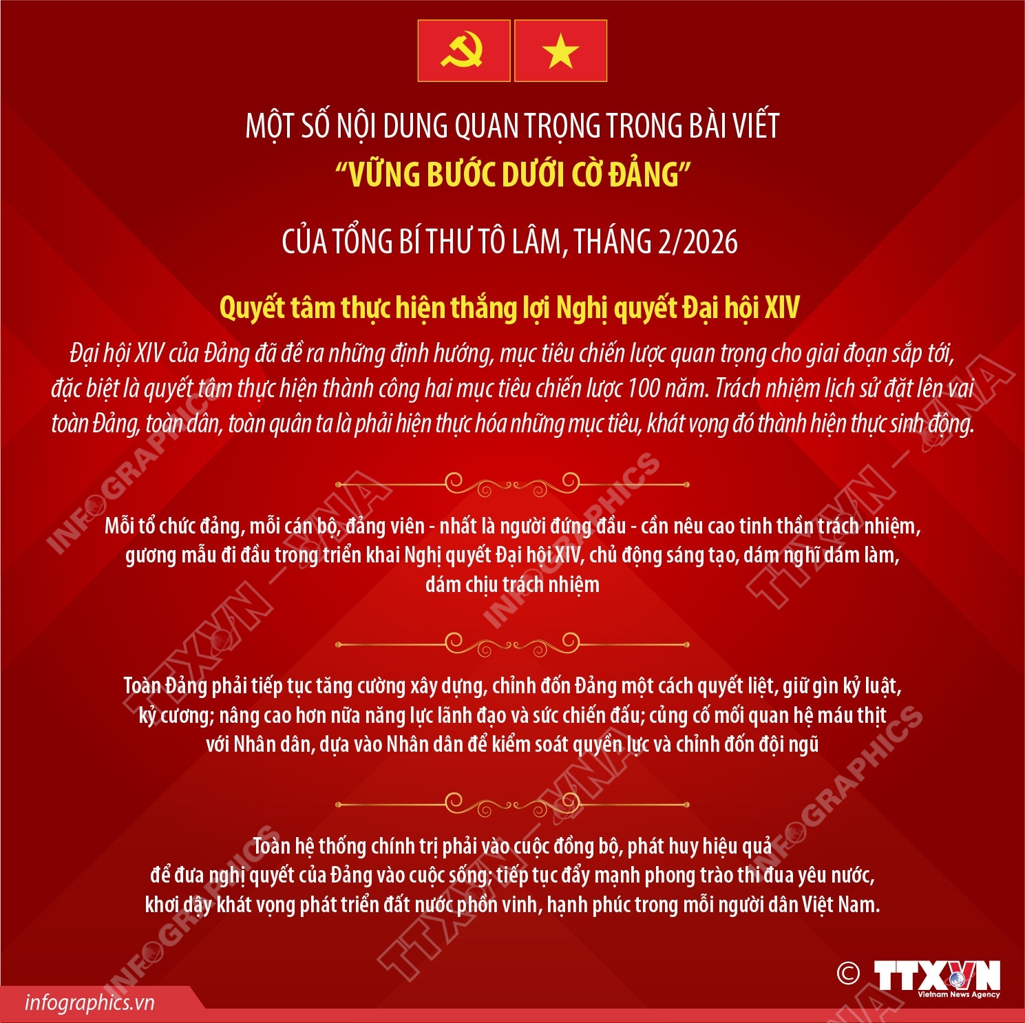 Quyết tâm thực hiện thắng lợi Nghị quyết Đại hội XIV,