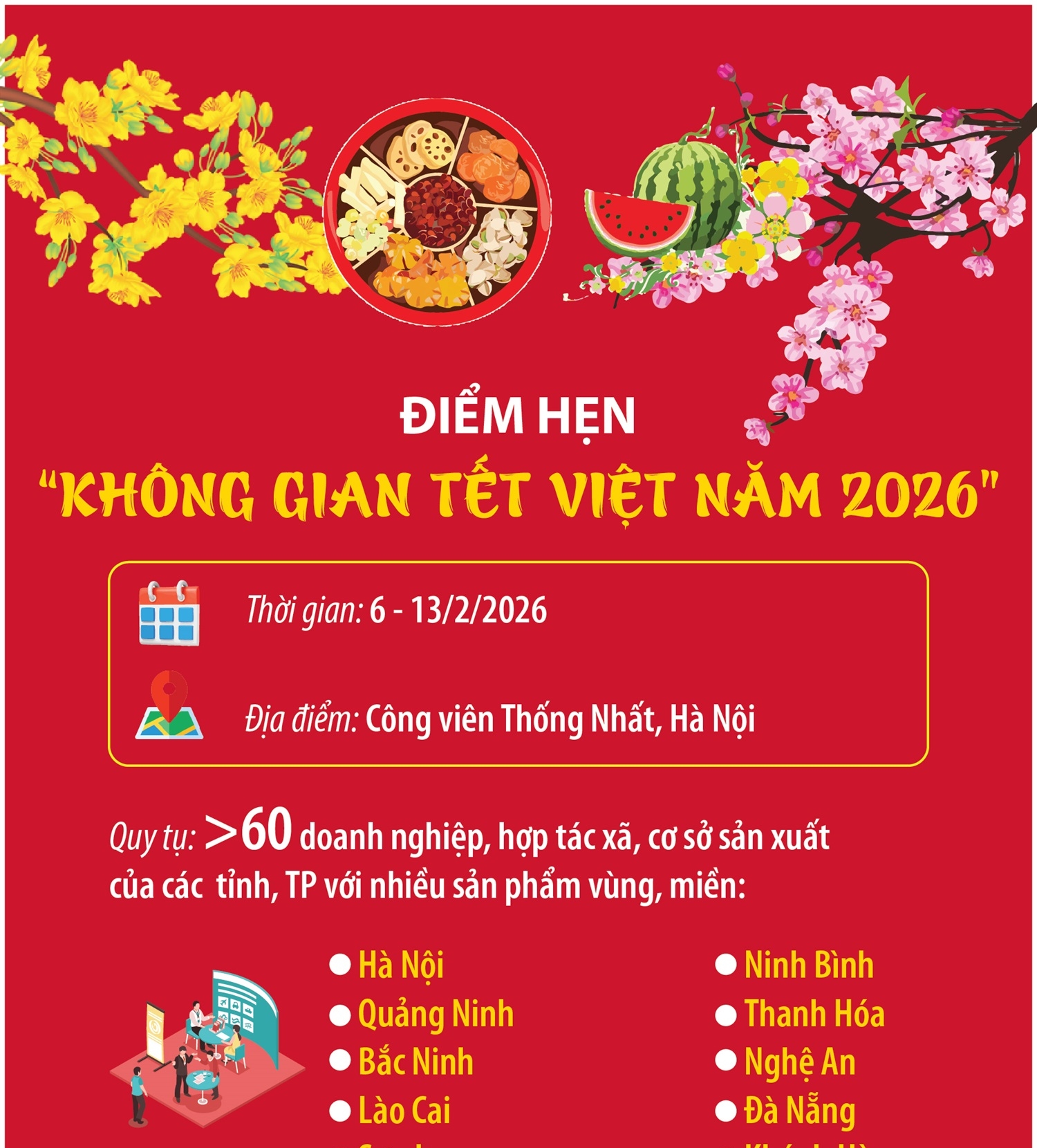 Điểm hẹn “Không gian Tết Việt năm 2026”