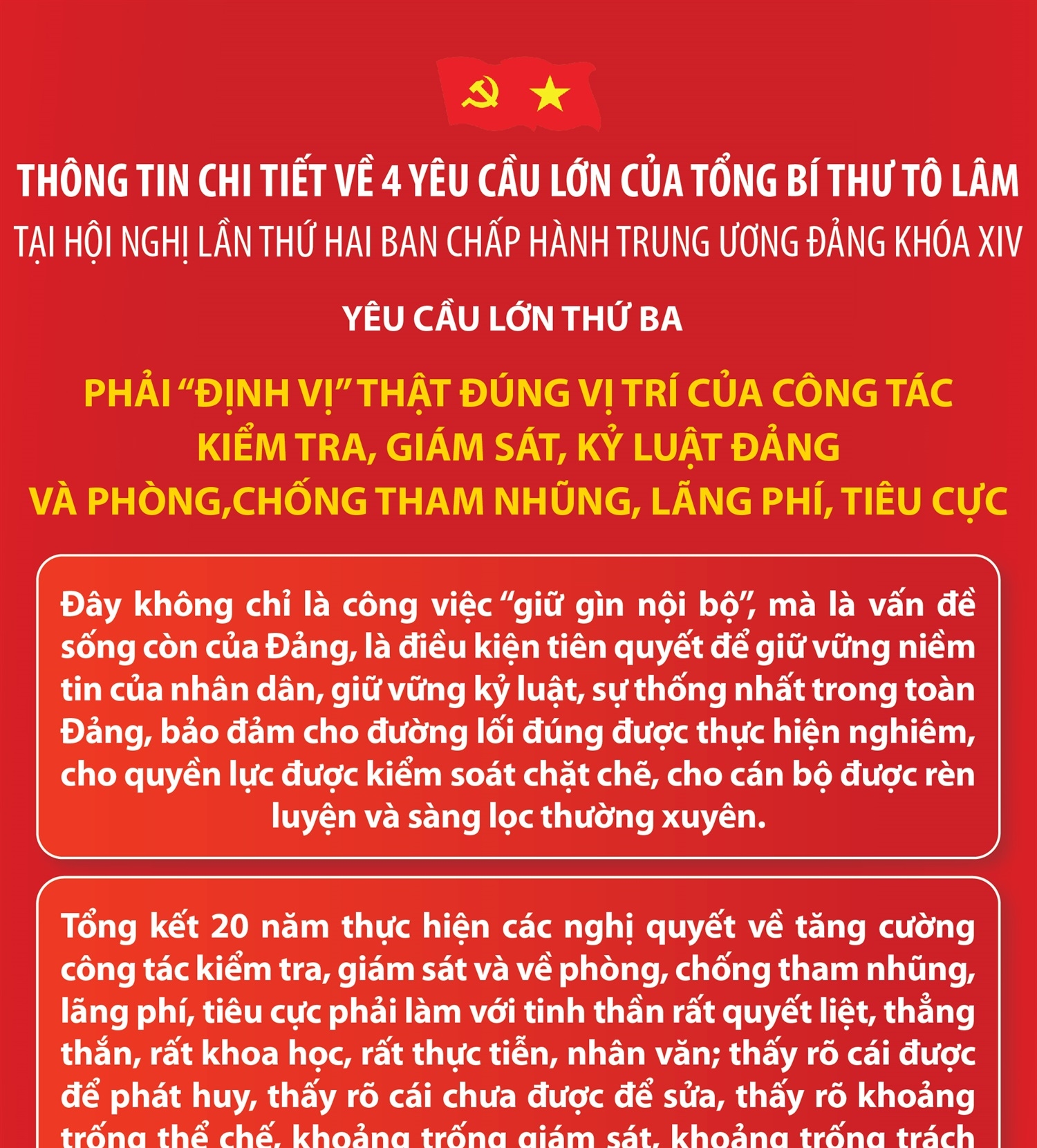 Nội dung 4 yêu cầu lớn của Tổng Bí thư Tô Lâm với Hội nghị...