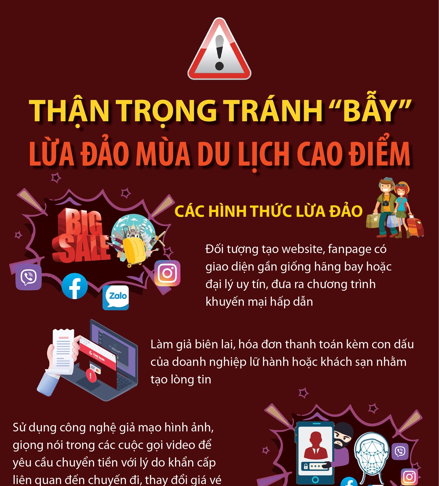Thận trọng tránh “bẫy” lừa đảo mùa du lịch cao điểm