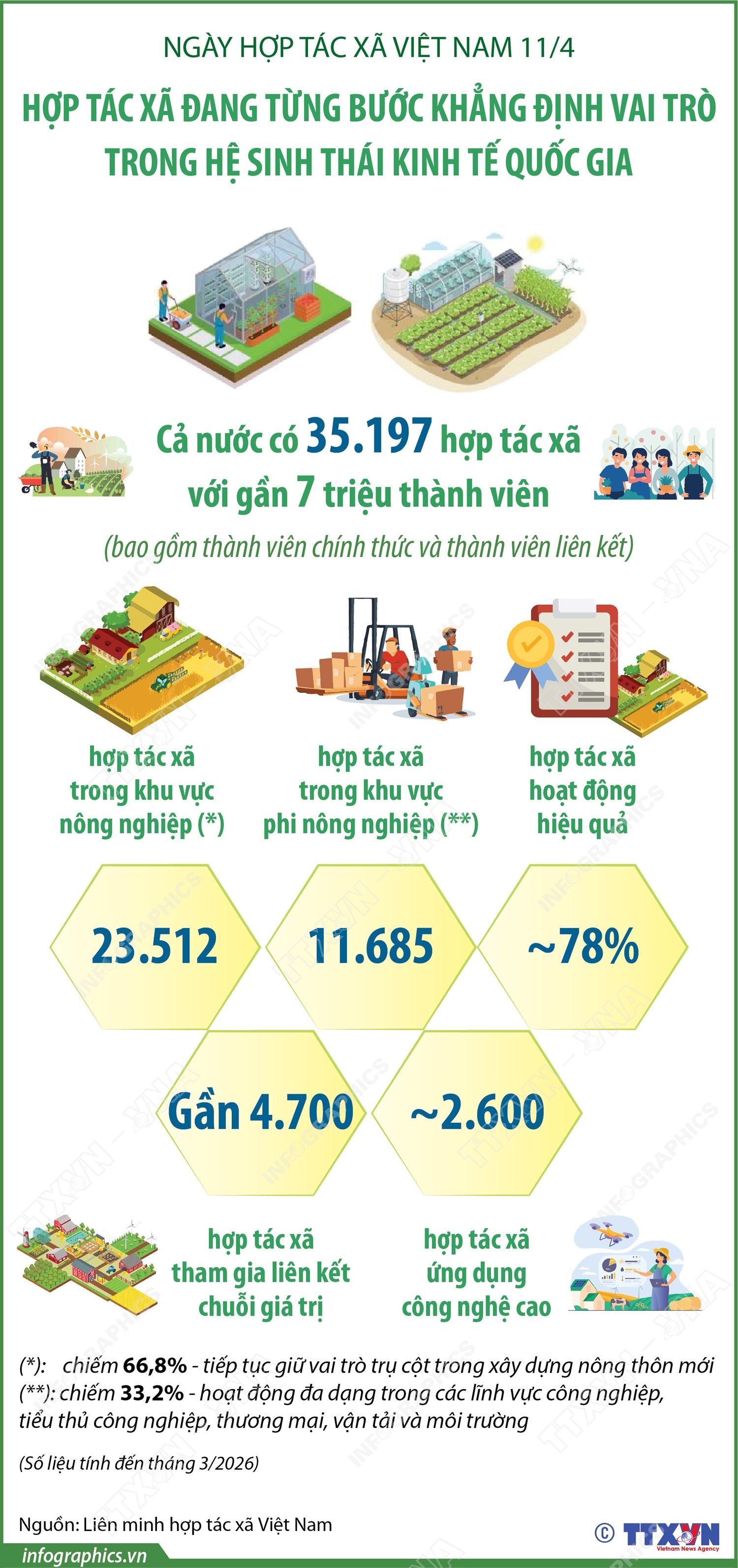 Hợp tác xã đang từng bước khẳng định vai trò trong hệ sinh thái kinh tế quốc gia
