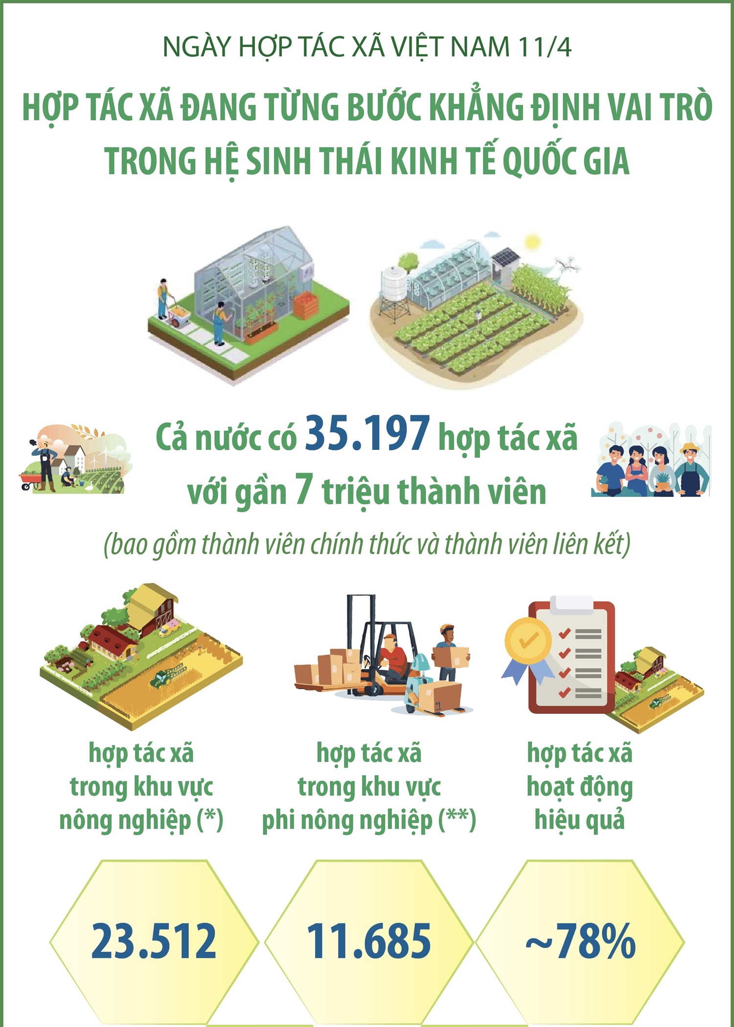 Hợp tác xã đang từng bước khẳng định vai trò trong hệ sinh thái kinh tế quốc gia